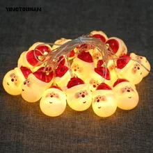 YINGTOUMAN горячий Санта тип батареи лампа светодиодный свет шнура Рождество праздник Свадебная вечеринка украшение betroon освещение 1 м 10 светодиодный