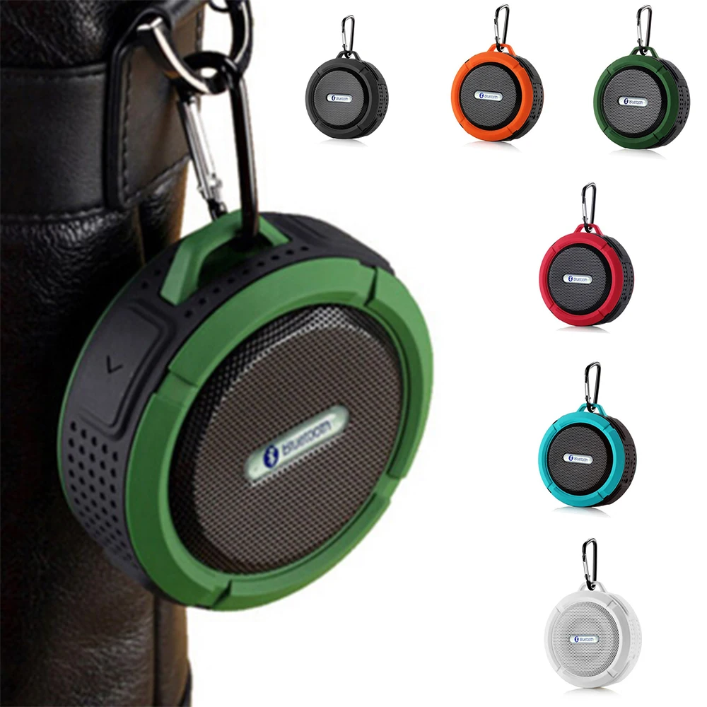 

Portable Wireless Speaker Mini C6 stereo Bluetooth Speaker Wireless Waterproof IP 65 Speaker Outdoor Wireless Music Subwoofer