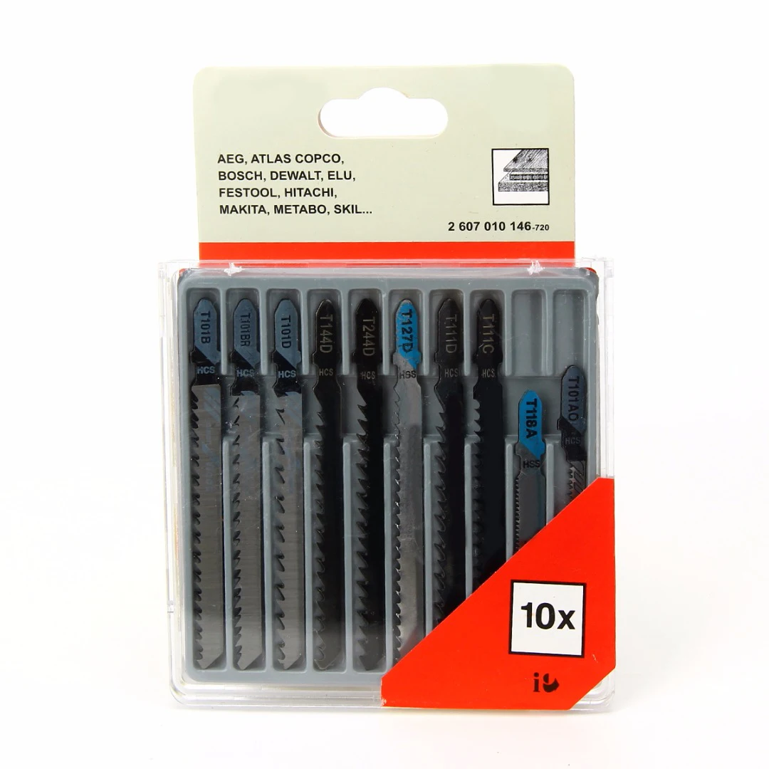 DWZ 10pcs T118A T118B T111C T111D T144 T244 T101B T101D T119B T101BR Jigsaw Blades