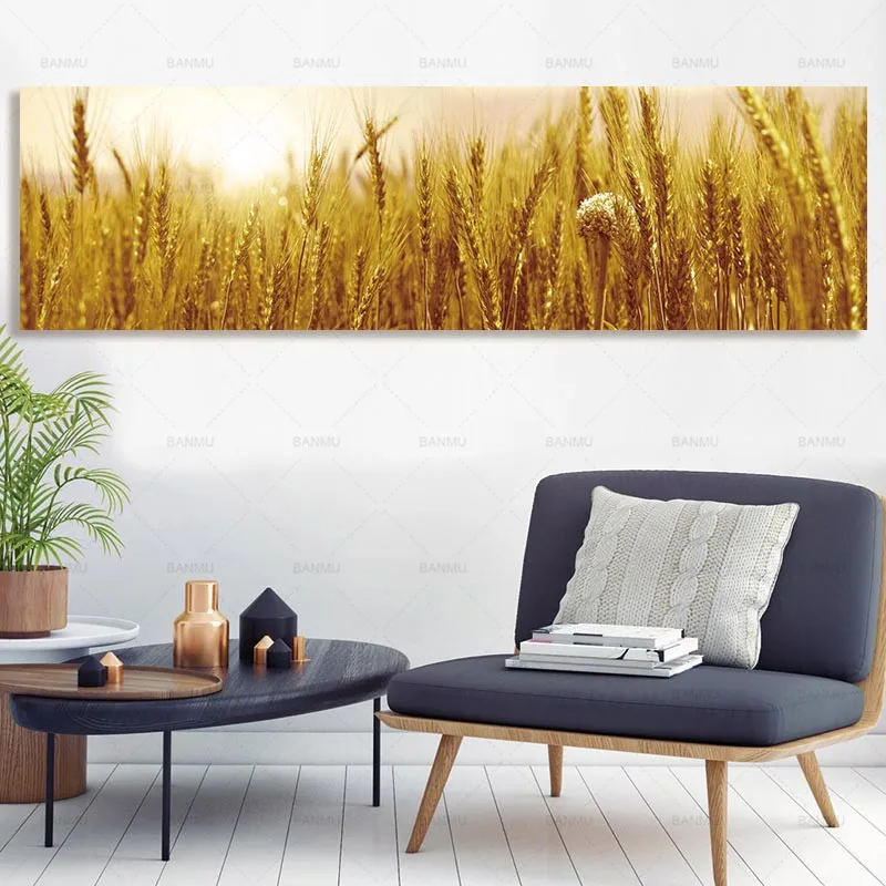 Aliexpress.com : Buy Picture Wheat wall picture canvas painting art