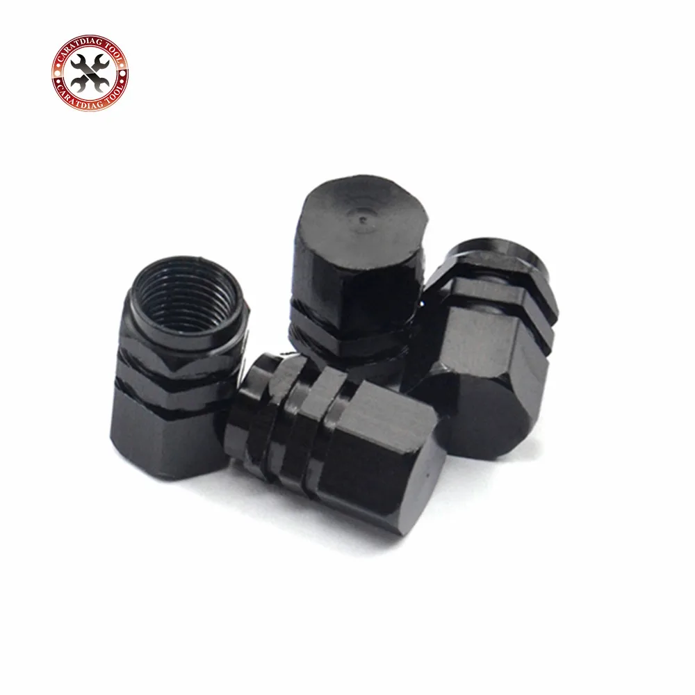 4Pcs Aluminum Alloy Car Wheel Tire Valve Air Caps Universal Tyre Stem