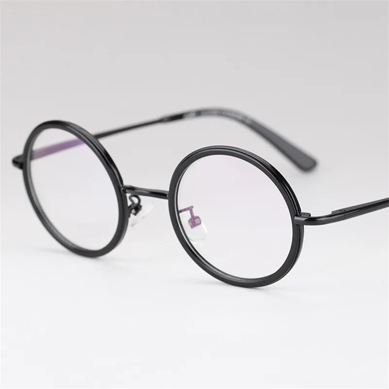 

Small Round EyeGlasses Frame Men Women Harry Potter Vintage glasses for Prescription spring hinge black spectacles myopia man