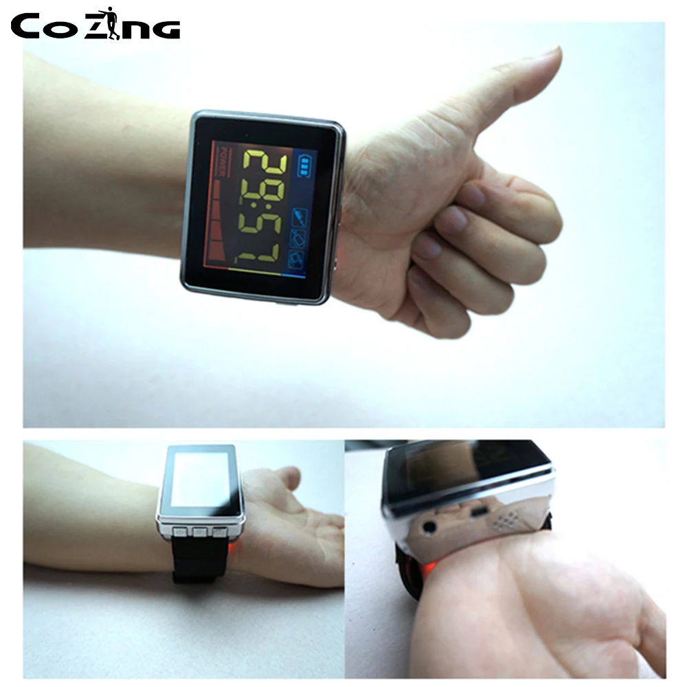 

Electro Acupuncture Lllt 650nm Laser Watch Cozing