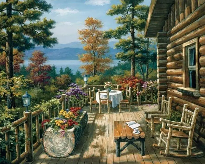 

21003 Peaceful Vacation - DIY Paint By Numbers