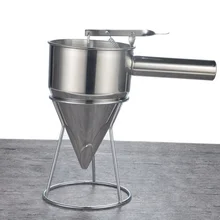 Стойка для воронок антикоррозийный шарик из нержавеющей стали, инструменты для кухни дома Imbuto con palla di pesce con ripiano HTQ99