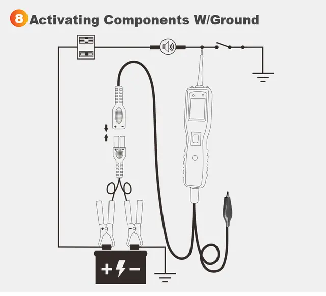 12v power 2024 probe circuit tester