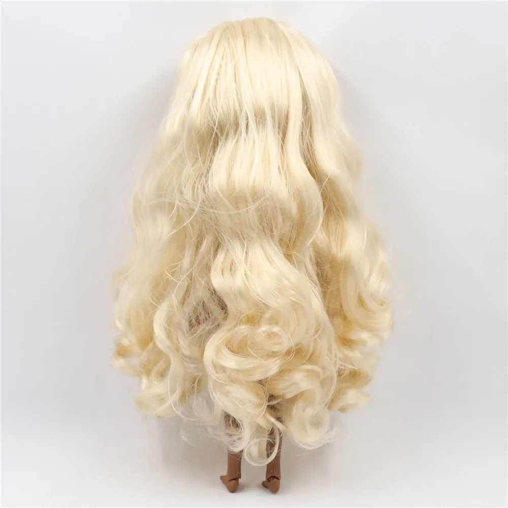 Кукла Blyth от ICY DBS супертемная черная кожа глянцевое лицо блестящие золотые волосы