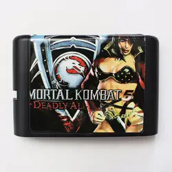 МК 5 Mortal Combat Sub Zero 16 бит Sega MD карточная игра для Sega Mega Drive для Genesis