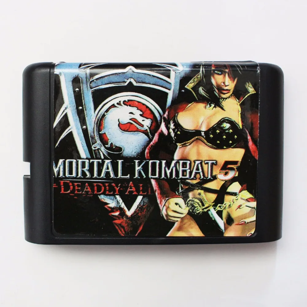 Карточка игровая MK 5 Mortal Battle Sub Zero 16 бит SEGA MD для Sega Mega Drive For Genesis | Электроника