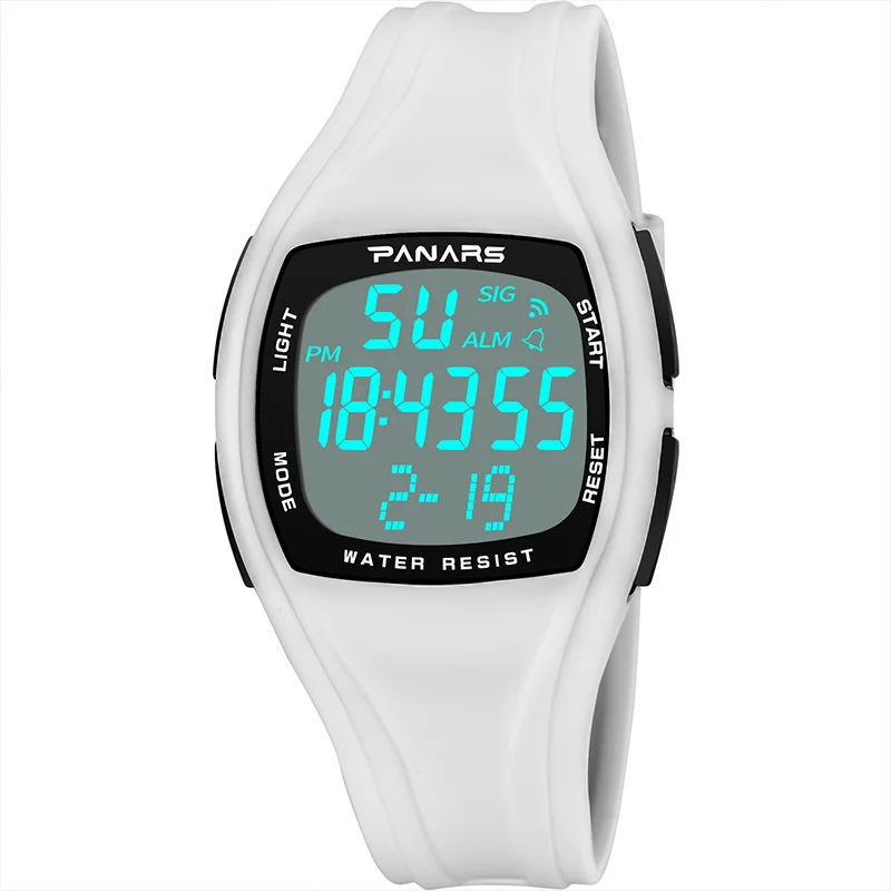 

PANARS Men's Sport Watch Digital Pedometer Chronograph Fashion Watch men Outdoor Watches Waterproof LED display Back Light