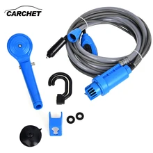 CARCHET 12 В электрическая Автомобильная шайба вилка открытый Camper Caravan Van Портативный Кемпинг путешествия Душ Универсальный