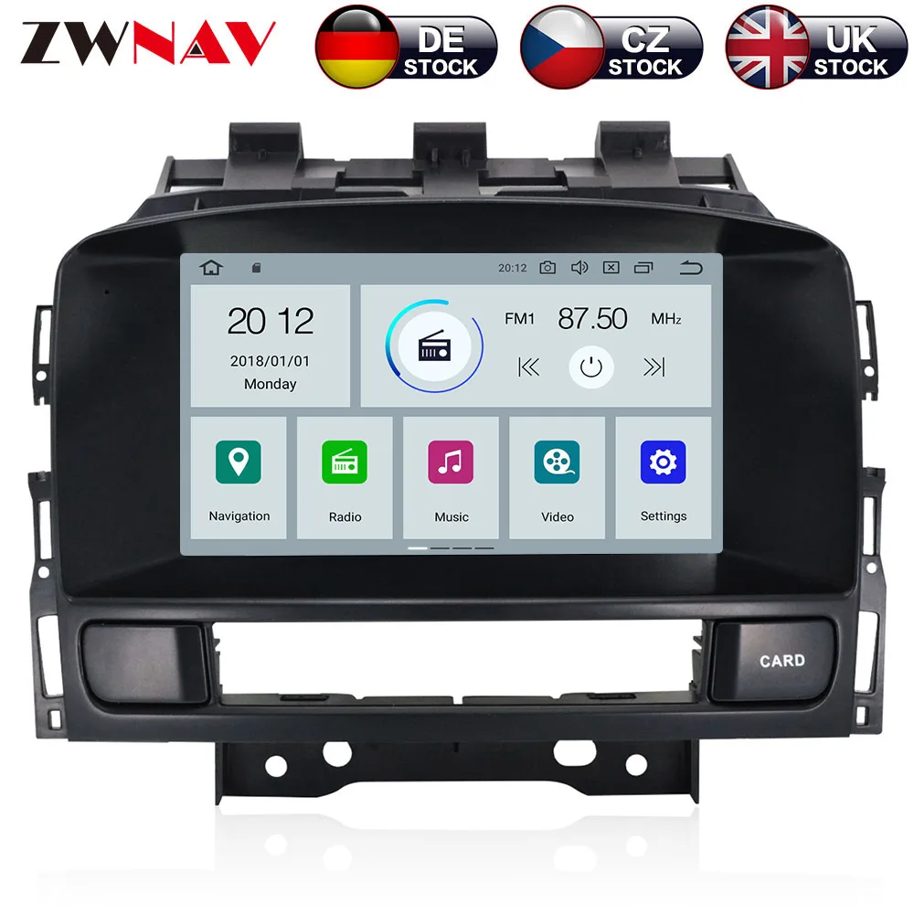 

ZWNAV Android 9.0 4+32GB Car DVD Player FOR OPEL Vauxhall Holden Astra J 2010+ Radio Ibiza GPS Navigation with Mirroring link