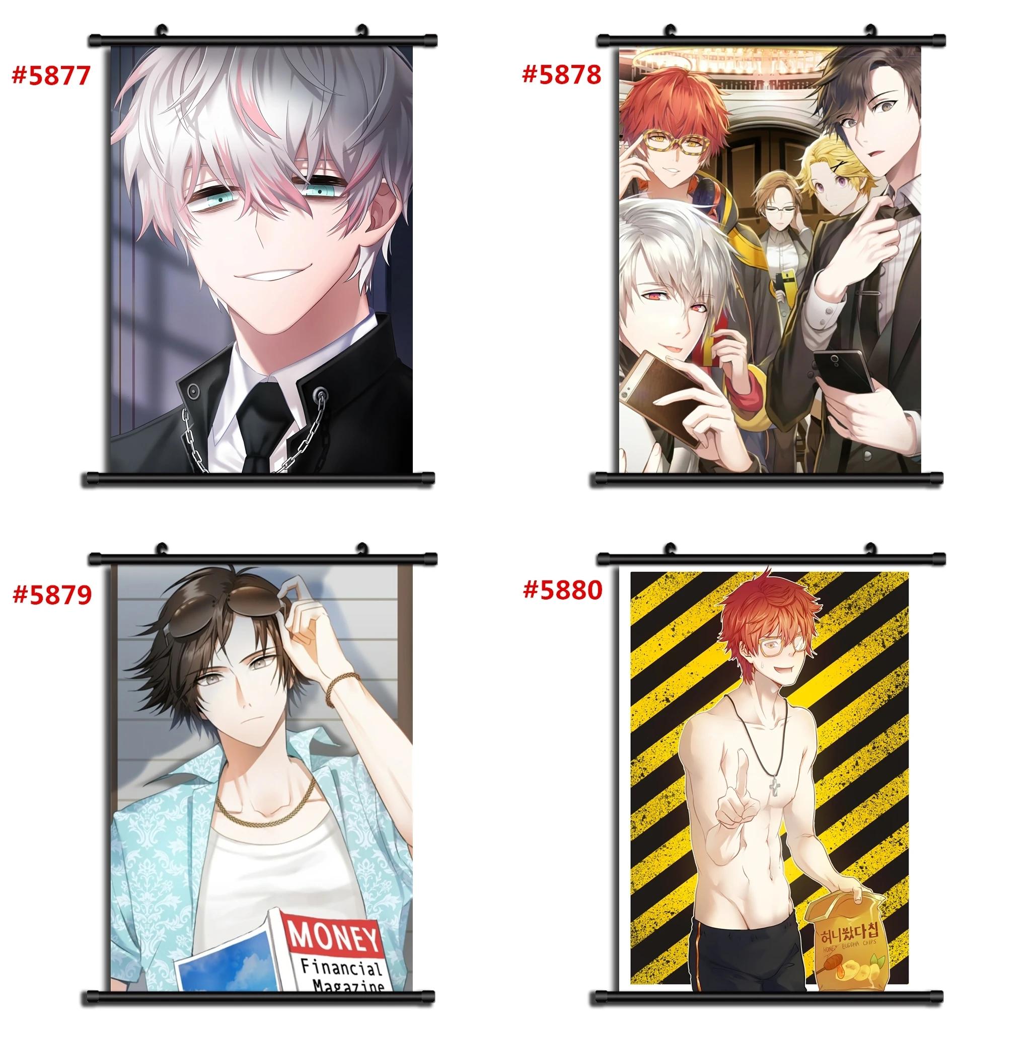 

Unknown Mystic Messenger Anime manga wall Poster Scroll