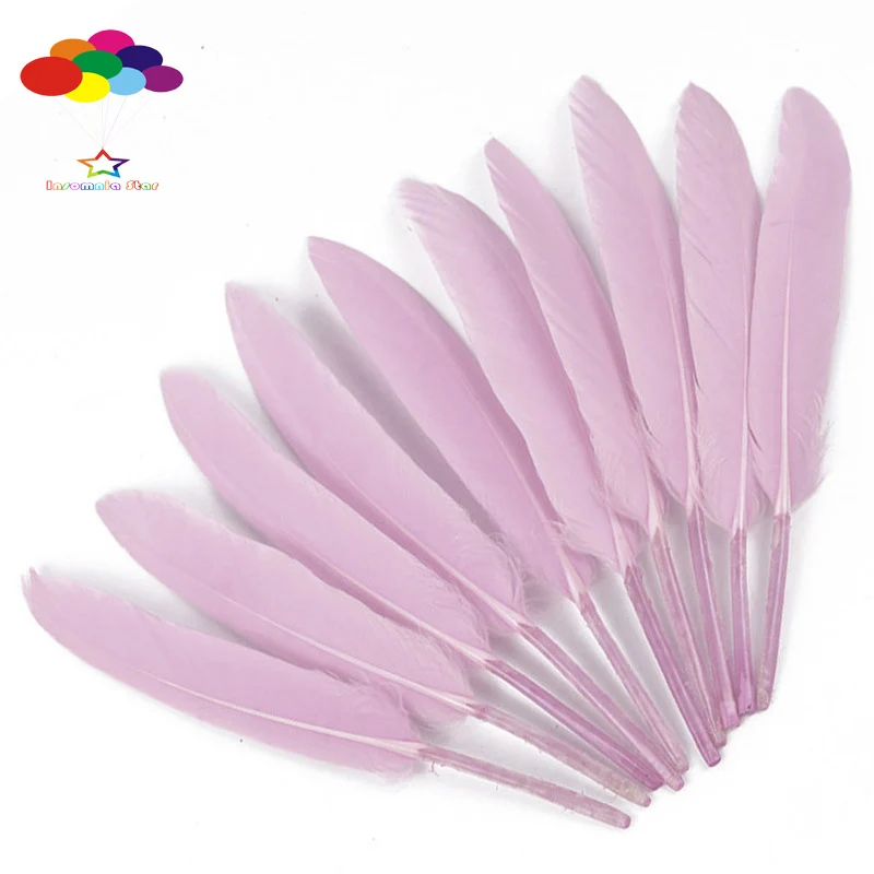 30 Colors Natural Goose Feather 4-6 Inch /10-15 cm 100 pcs DIY Carnival feathers for costume headress mask Crafts home
