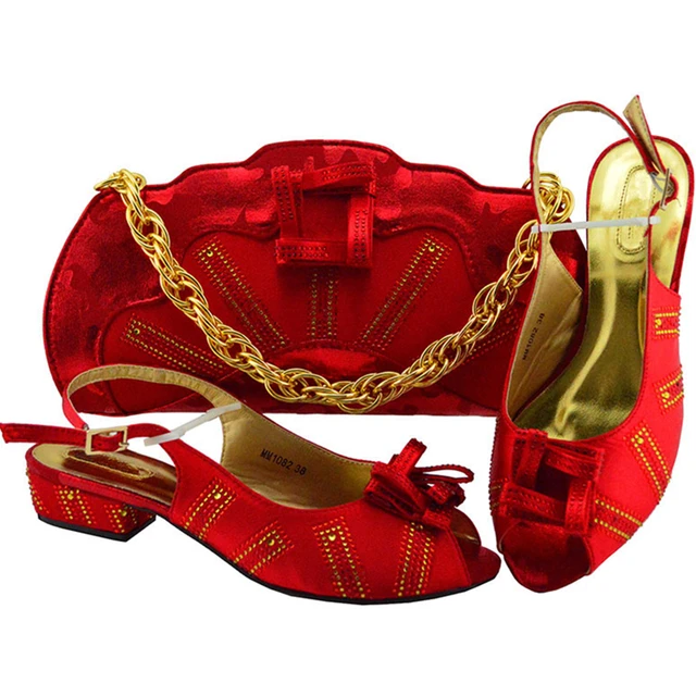 New Fashion Italian Shoes and Bags To Match Shoes with Bag