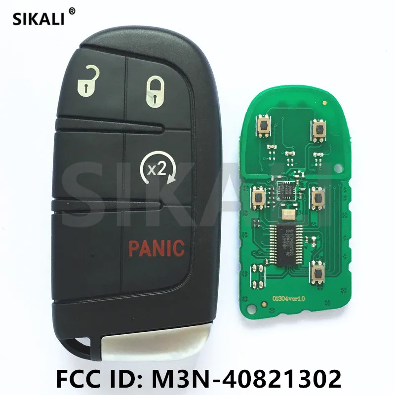 

SIKALI Smart Remote Key for DODGE/Chrysler/JEEP Journey Durango Grand Cherokee FCC ID M3N-40821302 M3N40821302 Push-to-Start