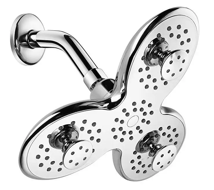 

New Style Bathroom Rain Shower Head concealed shower nozzle Fixed Flower Shape Wall Mounted Waterfall Shower Head