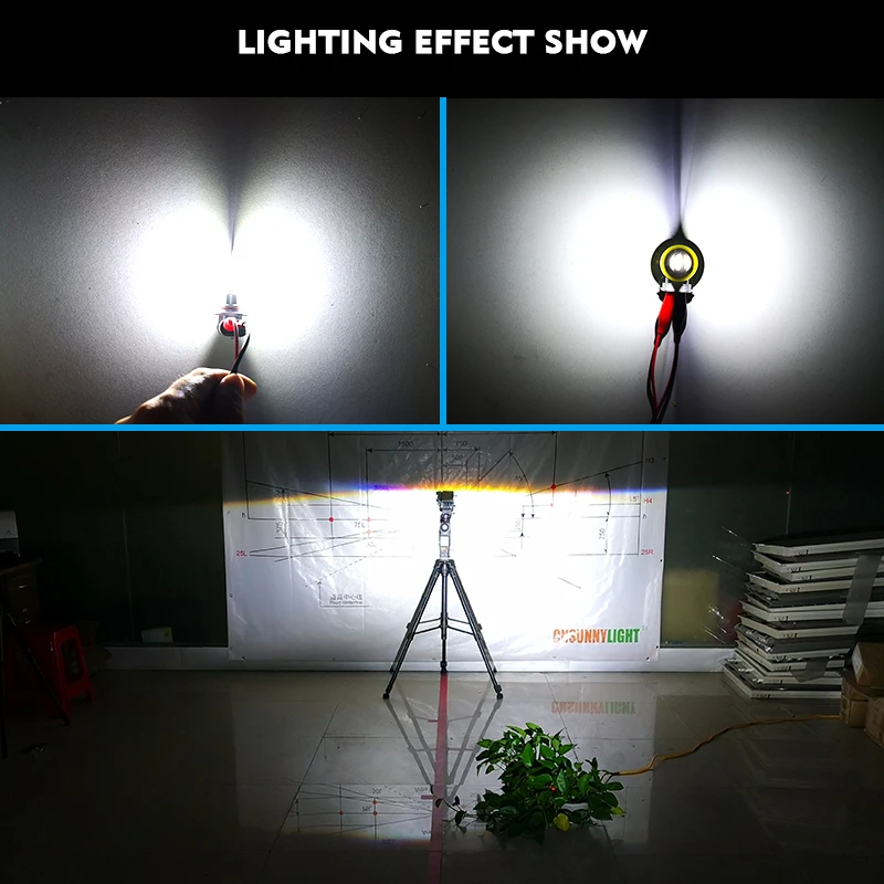 CNSUNNYLIGHT No Flicker LED Car H11H8 9005 9006 Head Front Fog Lights Error-Free 35W Bulb White HB3 HB4 H9 H16jp Auto Foglight (7)
