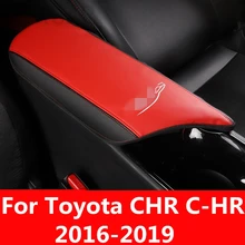 Для Toyota CHR C-HR- Автомобильный Центральный контейнер подлокотник коробка из искусственной кожи авто-Стайлинг содержимое коробка держатель аксессуары