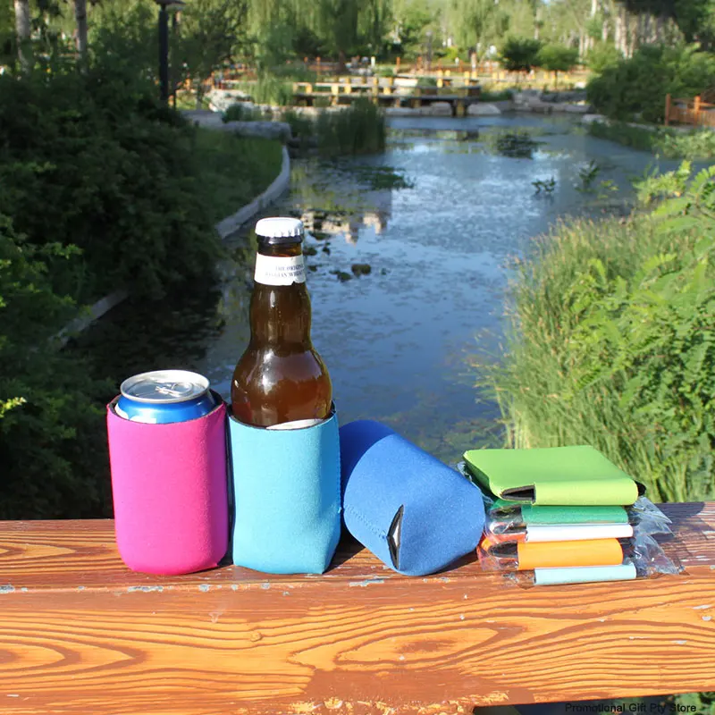 혼합 색상 네오프렌 캔 Coozie 짧고 홀더 맥주 캔 쿨러 피크닉 쿨러 가방 캔 결혼 선물 파티, 1000 개