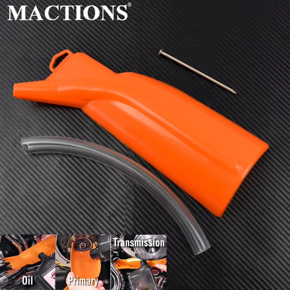 

MACTIONS Drip-Free Oil Filter Funnel Cover For Harley Sportster 1200 XR 08-13 Softail Dyna 99-16 Touring Road King FLHR 09-16
