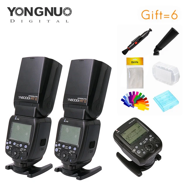 Yongnuo 2 шт YN600EXRT II Speedlite + YN-E3-RT передатчик Комплект высокоскоростной синхронизации 4G