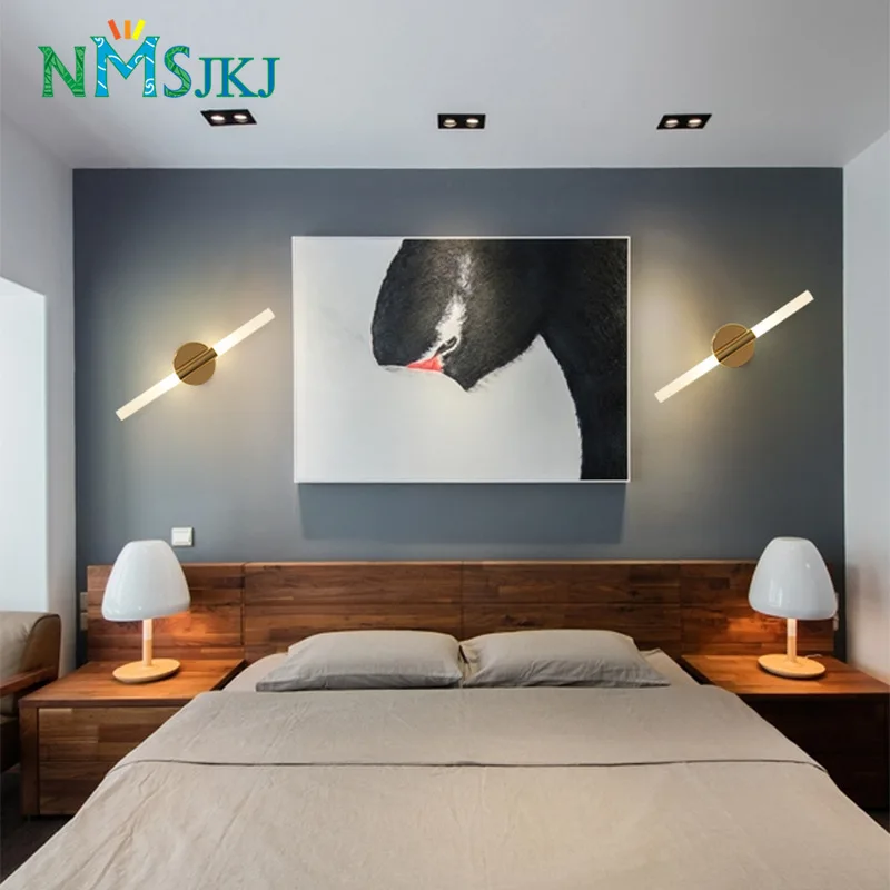 

Nordic Personality Creative Lighting Fixture LED Wall Lamp Iron Material Light 90-260V Voltage