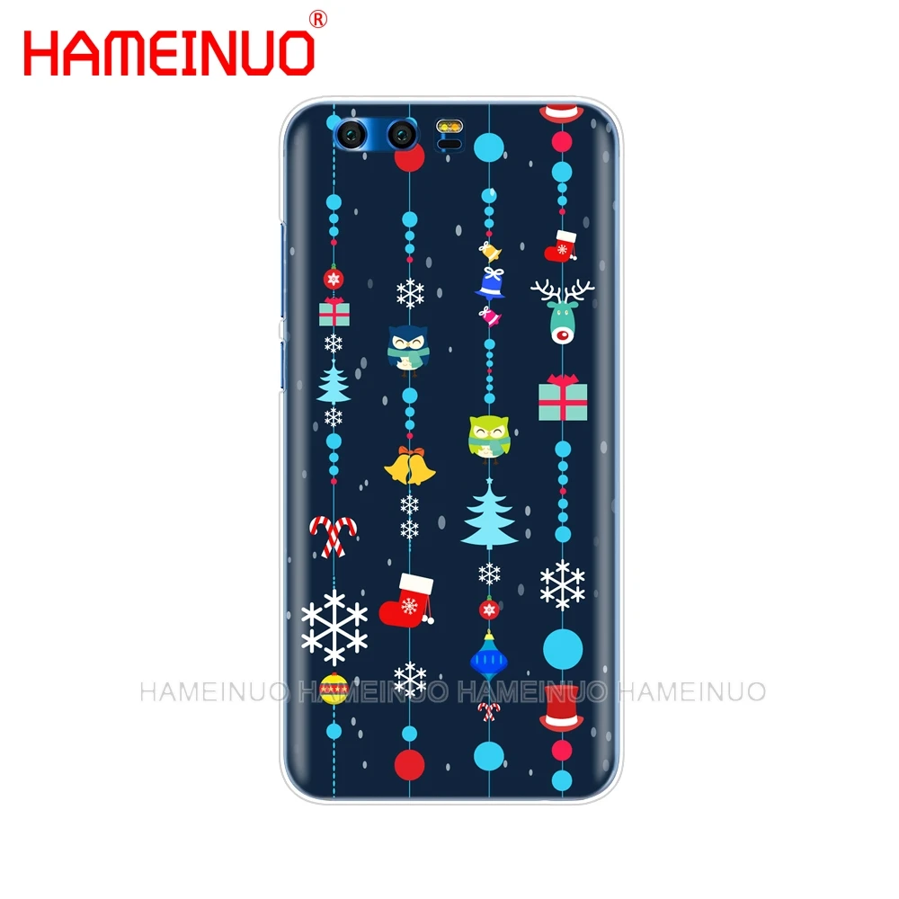 Чехол для телефона HAMEINUO с милой совой на Рождество зиму и новый год Huawei Honor 10 V10 4A 5A