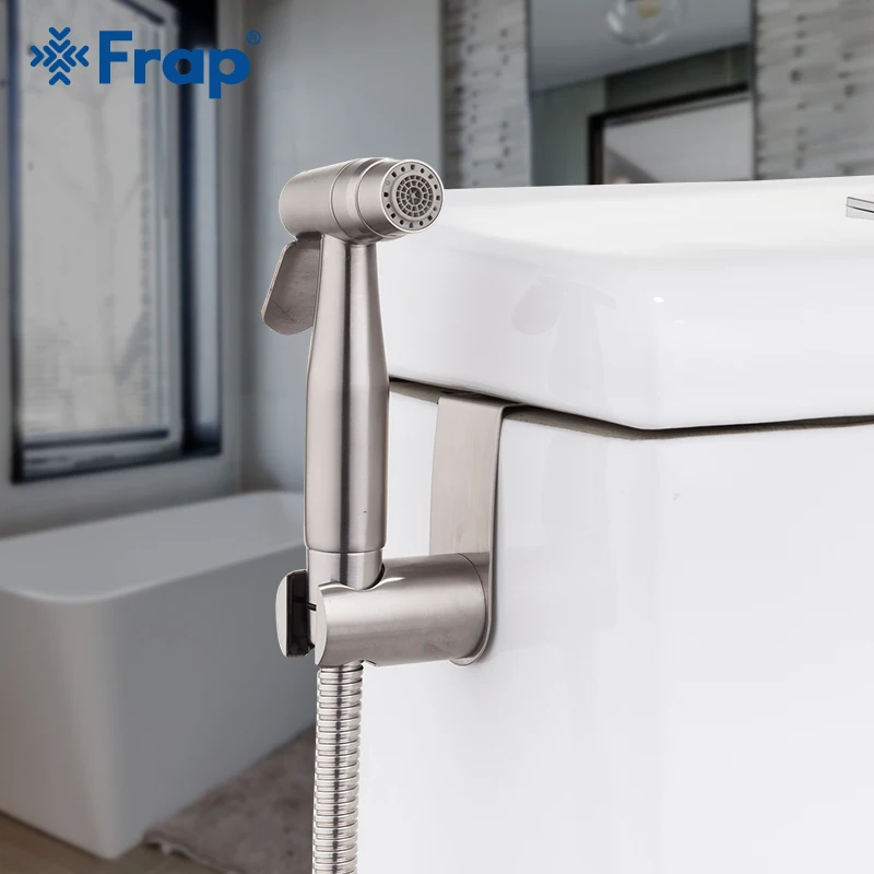 FRAP Bidets ручной две функции Туалет Биде Душ разбрызгиватель набор из нержавеющей стали ручной биде кран для распылитель для ванной комнаты