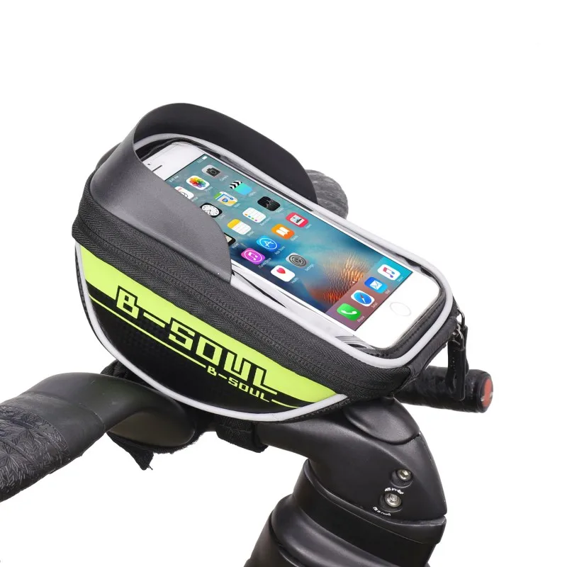 

Bike Frame Front Tube Bag Cycling Riding Bag Pannier Smartphone & GPS Touch Screen Case Bicycle Accessories 4 Colors