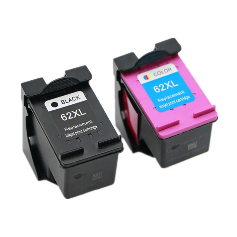 

Vilaxh 2pcs Compatible Ink Cartridge for 62XL for hp62 62 5640 5660 7640 5540 5544 5545 5546 5548 Officejet 5740 5741 5742 5743