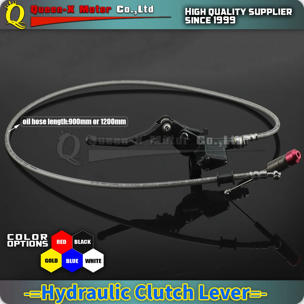 black Hydraulic Clutch Lever Master Cylinder 900mm 1200mm Colorful Fit