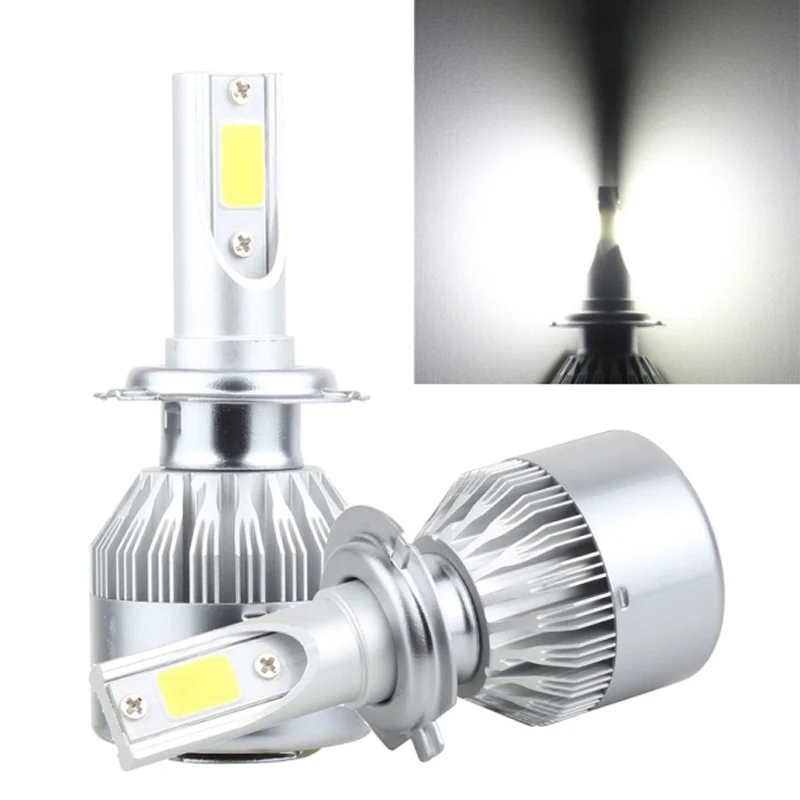 

KANEED LED H7 Headlights 2 PCS H7 36W 3600 LM 6000K IP68 Constant Current Car H7 LED Casnbus Headlight with 2 COB Lamps