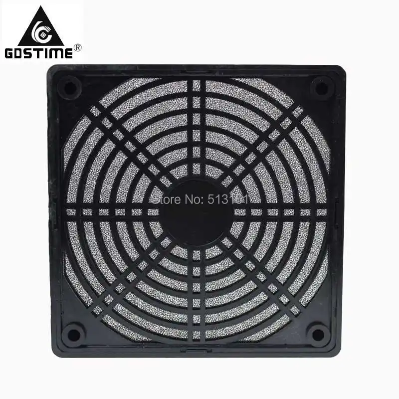 

2 PCS Gdstime 12CM 120mm Fan Dustproof Screen Computer Case Mesh PC Dust Sponge Filter Black