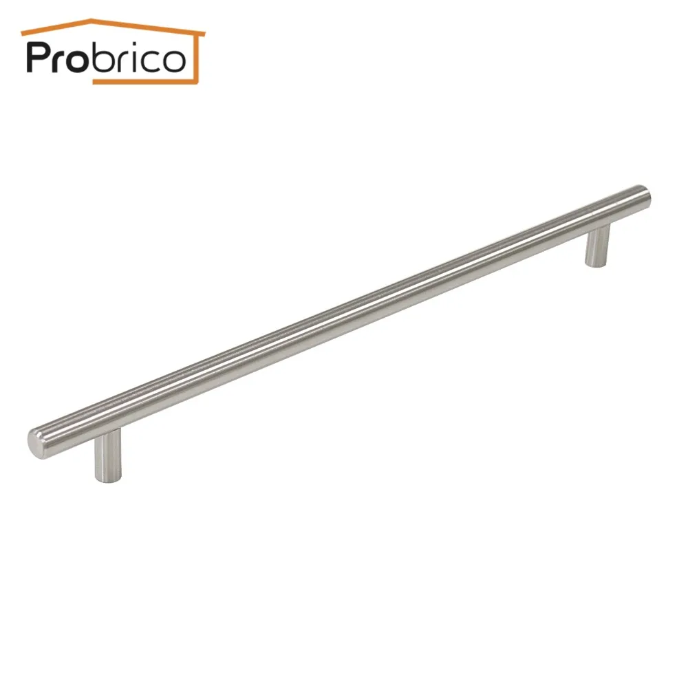 

Probrico Kitchen Cabinet T Bar Handle PD201HSS288 Stainless Steel Diameter 12mm Hole to Hole 288mm 11.5" Furniture Drawer Knob