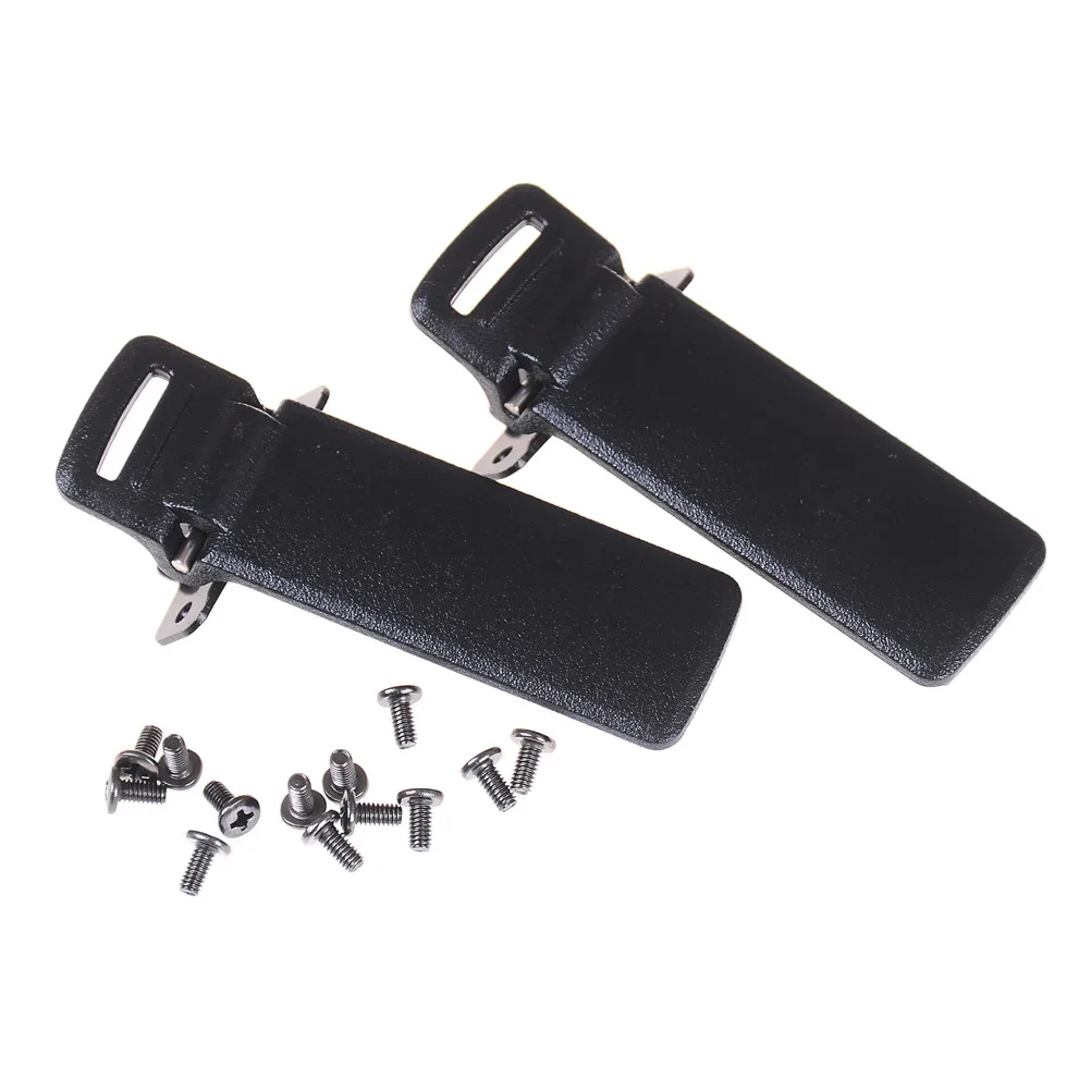 

2Pcs Walkie Talkie Spare Part Back Belt Clip For Baofeng UV-5R 2-way Radio UV5R