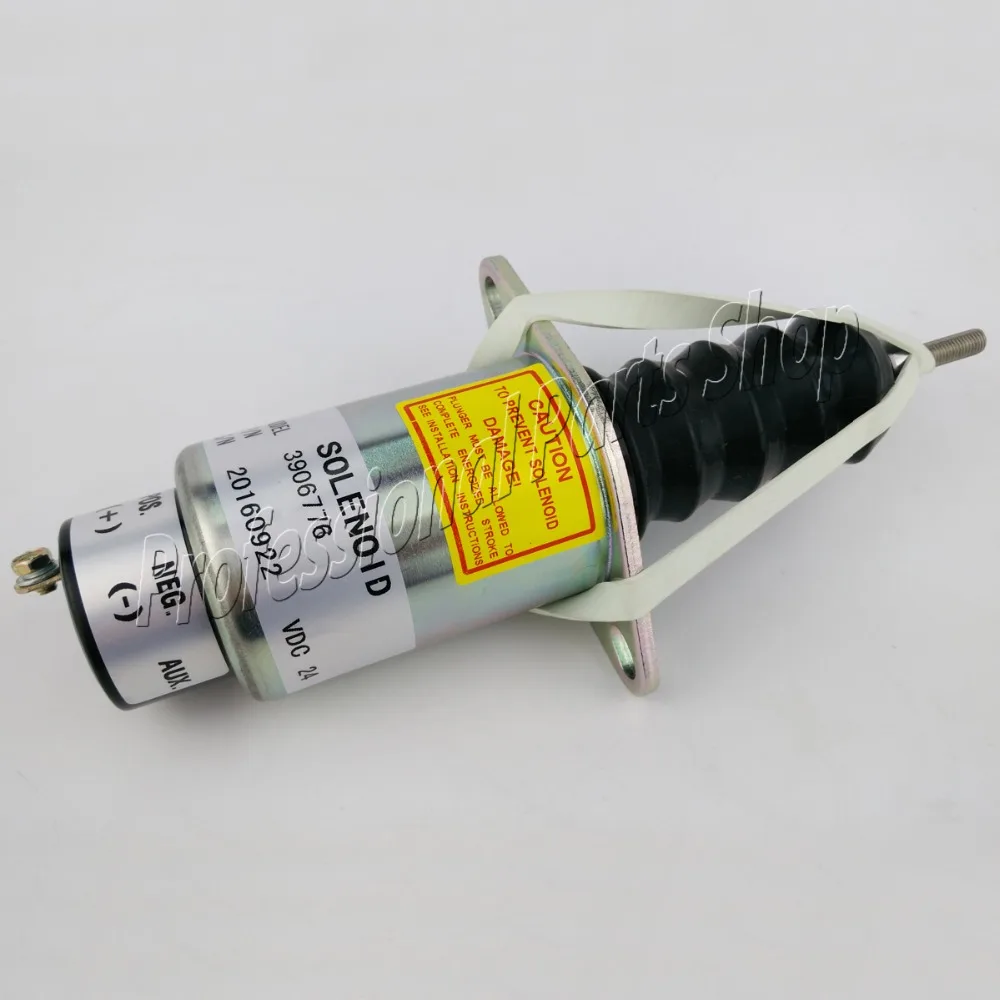 Детали двигателя выключение Соленоидный клапан выключения 6cta 8.3L 24 V 3906776, SA-3151-24