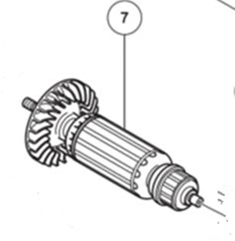 AC220 240V якорь двигателя ротора для HITACHI G10SR4 G12SR4 G13SR4 якорь|motor armature|rotor armaturehitachi armature |
