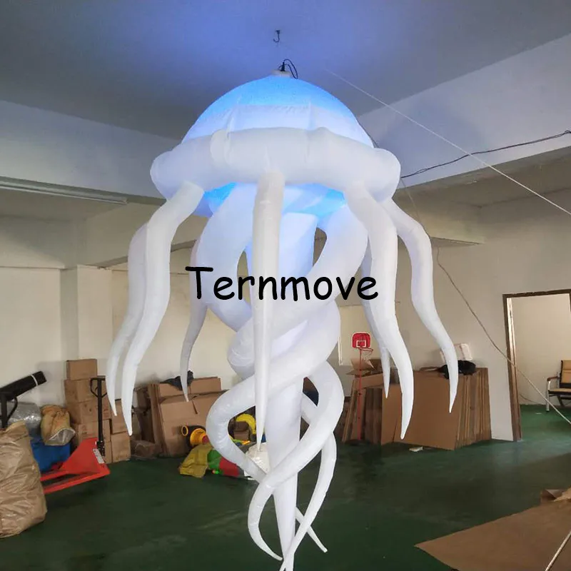 Lighting Inflatable Jellyfish for Party Decoration/ Giant Artificial