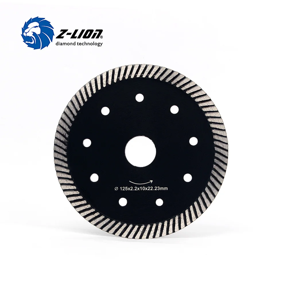 

Z-LION 5" 125mm Diamond Blades Professional Diamond Tool Turbo Segmented Stone Cutting Universal Saw For Granite Sandstone