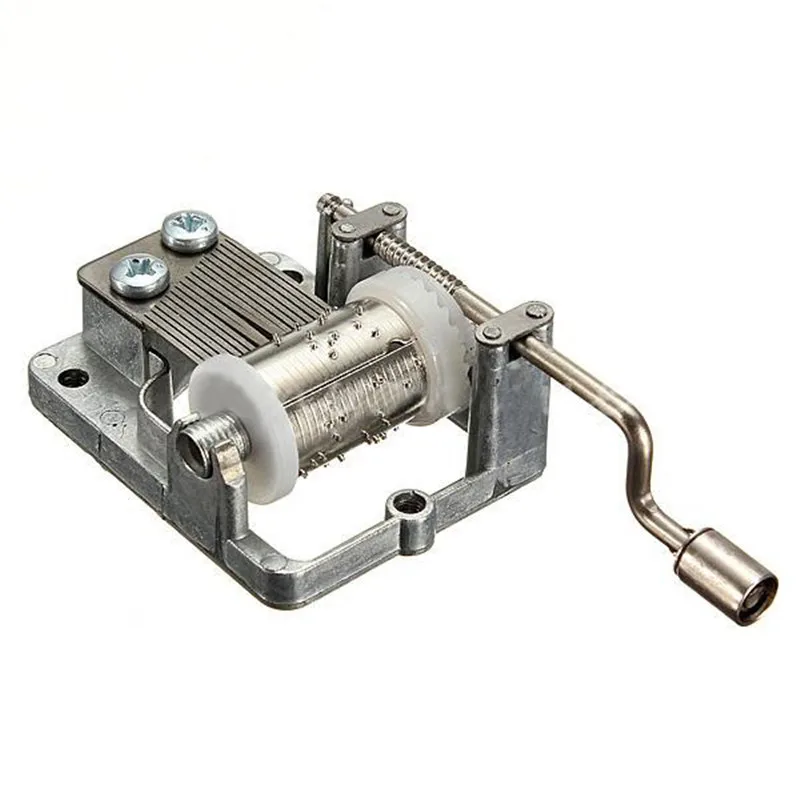 

LBER Hand Crank Movements Parts Hurdy Gurdy DIY Music Box Music Movement Set Beautiful Melody Brinquedos Gift Tune birthday