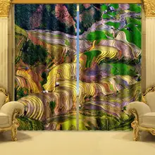 Фото печать стереоскопический 3d занавески s пасторальный пейзаж печать 3 d занавески Затенение