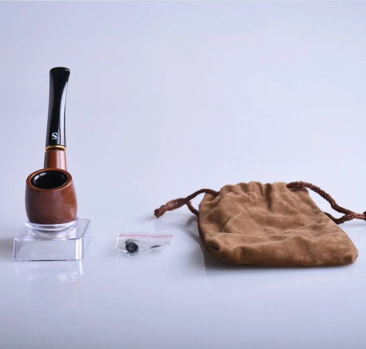 New Pleasing Wooden Enchase Smoking Durable Pipe Tobacco Cigarettes