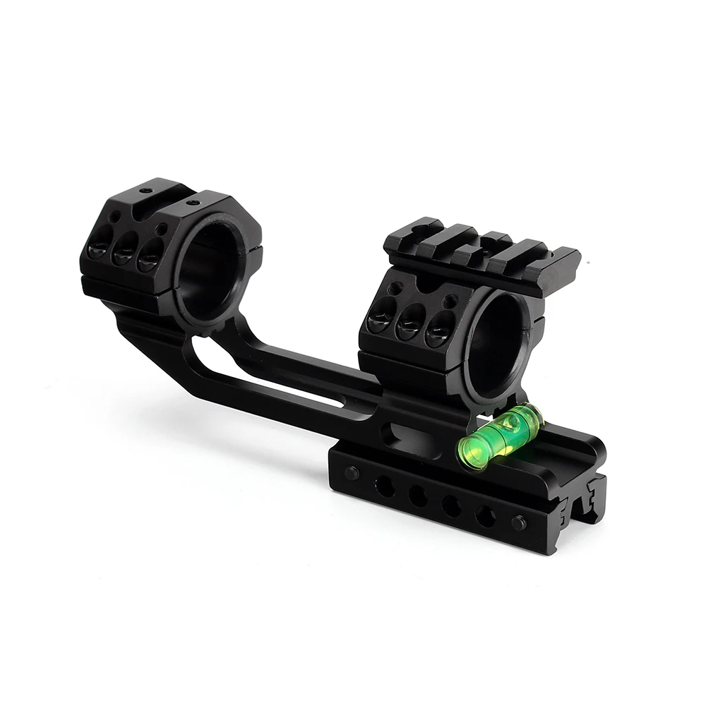 Caça Ohhunt 8 Dovetail 20mm Picatinny Weaver Riflescope Anéis 25.4mm 30mm Offset Escopo Montar Trilho Bolha Nível 11mm 3 - 6 High Quality Esporte e Lazer