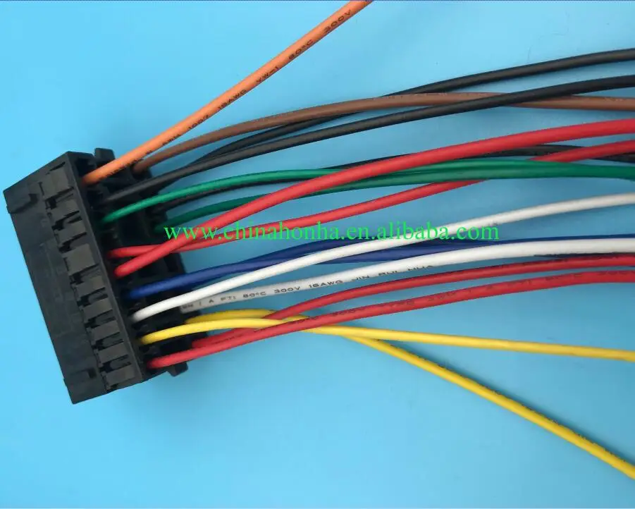 17 pin wire harness plug loom for Cable Harness Connector Light Switch