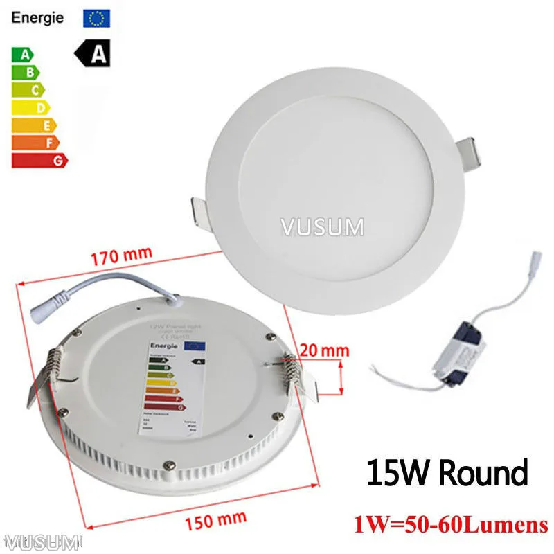 LED Ceiling Light Panel Light 6W 9W 12W 15W 18W 21W AC85-265V Indoor Lighting, Round/Square LED Light led panel light 2x4