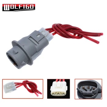 

WOLFIGO 1 PC / 2PCS / 10 PCS Front Turn Signal Light Socket W/ Harness Wire 33302-SR3-A01 For Honda Civic Accord CR-V Odyssey