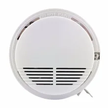 Photoelectric Smoking Detector Alarm More than 85dB Alarm Independent Fire Smoke Sensor For Home Security With 9V Batteries