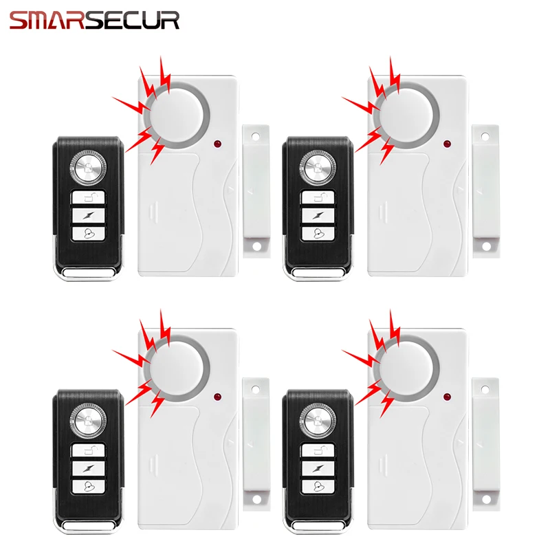 Door alarm system Door Window Entry Security ABS Wireless Remote