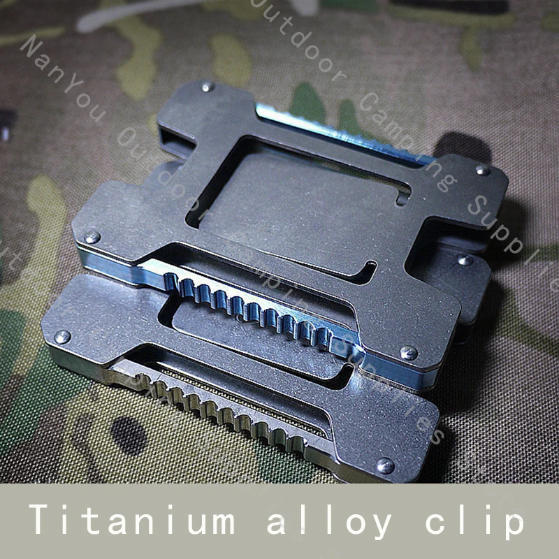 

EDC Outdoor Pocket Tool High Hardness Titanium Alloy Defensive Wallet High-end Multi-purpose Wallet Card Holder Multi-capacity